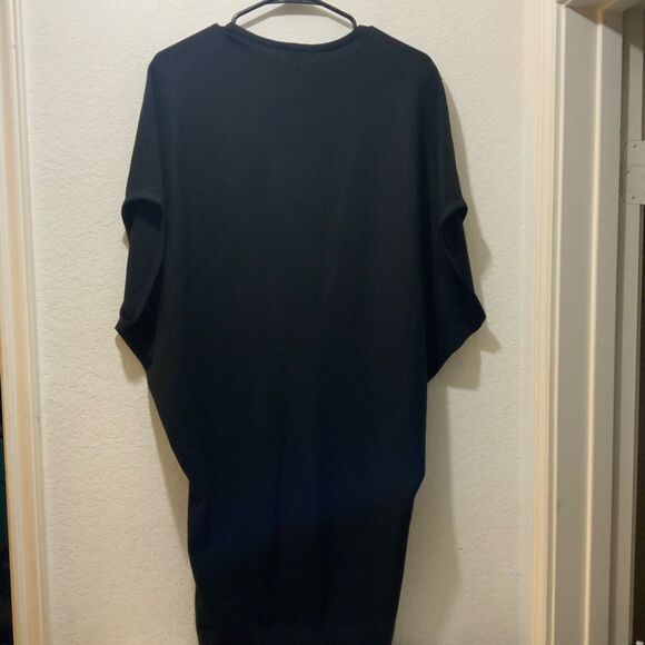 Helmut Lang Black T Shirt Dress size M - Picture 7 of 10